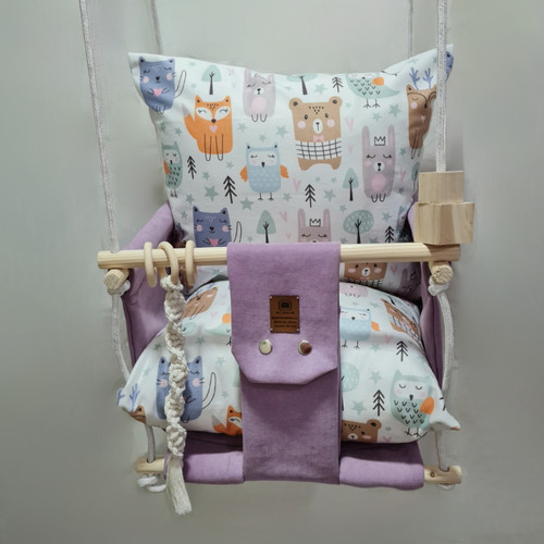 تاب کودک ام دی سری مبله کامل مدل ارغوان