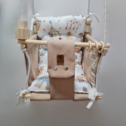 تاب کودک ام دی سری مبله کامل مدل ملودی(کوسن یکپارچه)