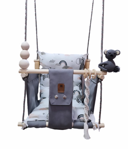 تاب کودک ام دی سری مبله کامل مدل لیلیان(کوسن یکپارچه)